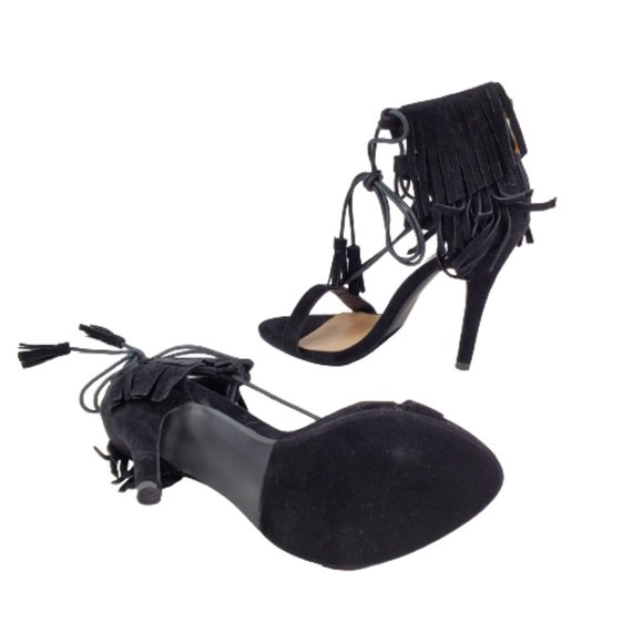 CAPE ROBBIN Elma-Qld-1 Women's Sexy Lace Up Black - Picture 5 of 6